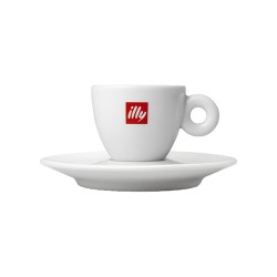 ILLY Порцеланова чаша с чинийка за еспресо - 1 бр.
